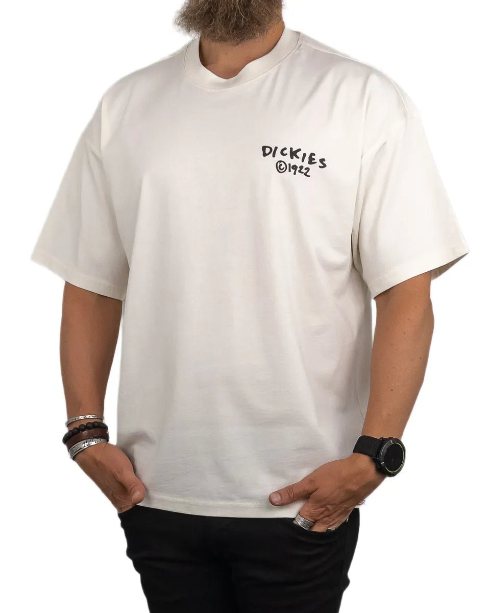Dickies - T-Shirt 1922 - Sneedville - Vit - jhstore.se