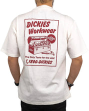 Dickies - T-Shirt - Dry Ridge Tool Box - Vit - jhstore.se