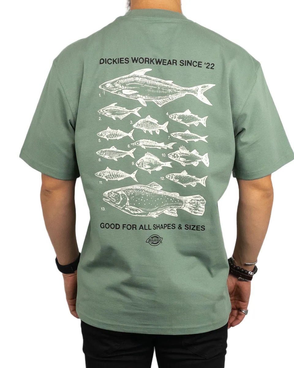 Dickies - T-Shirt Fiskar - Laryville - Grön - jhstore.se