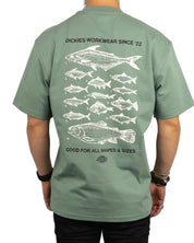 Dickies - T-Shirt Fiskar - Laryville - Grön - jhstore.se