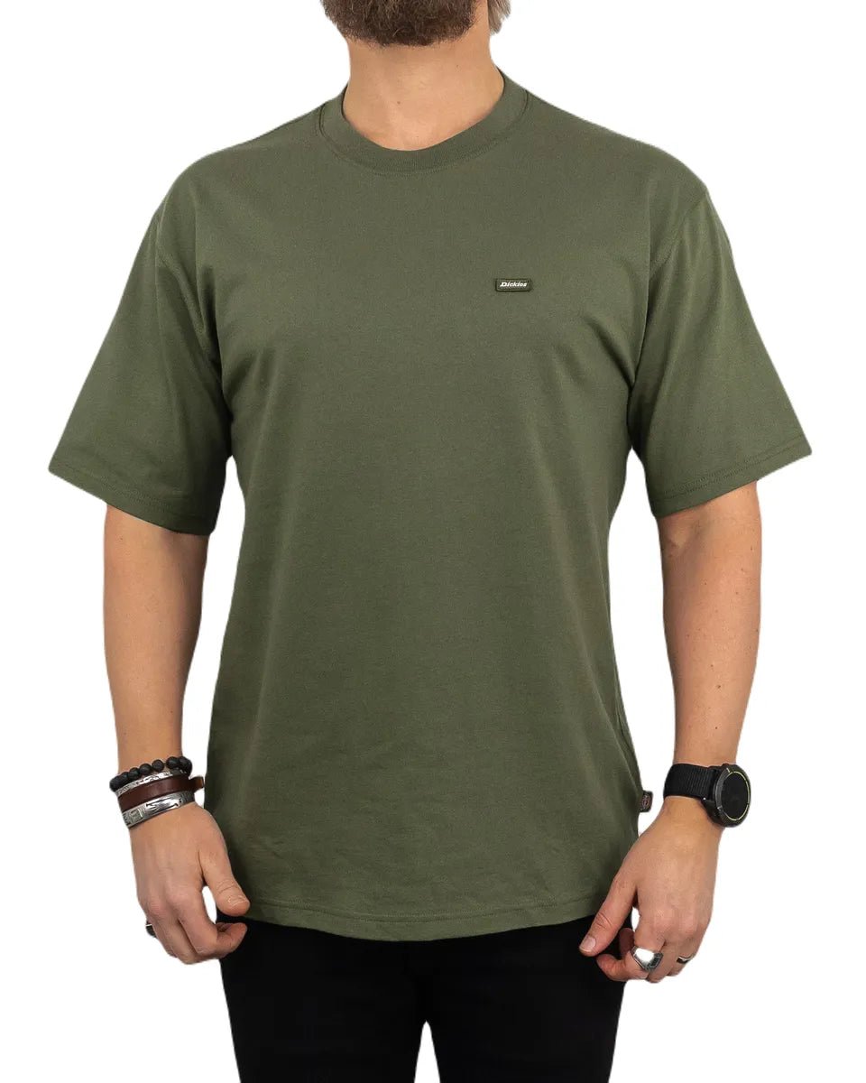 Dickies - T-Shirt Heavyweight Relaxed Fit - Clancy - Grön - jhstore.se