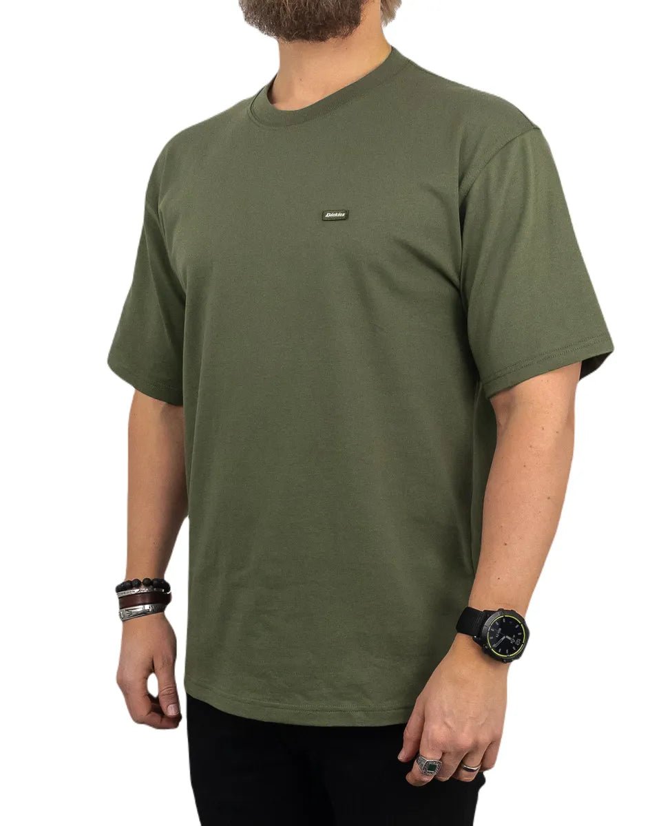 Dickies - T-Shirt Heavyweight Relaxed Fit - Clancy - Grön - jhstore.se