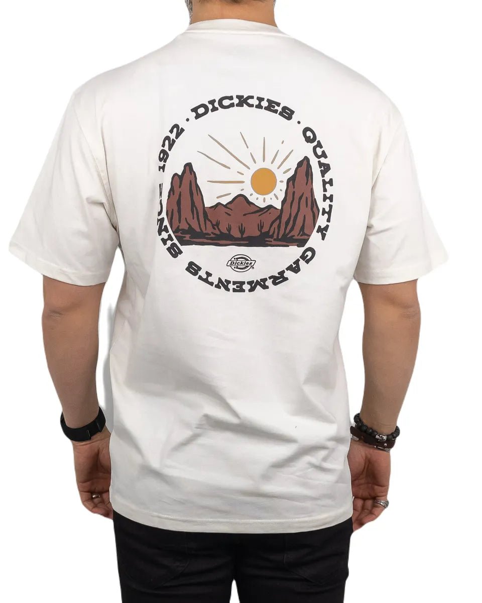 Dickies - T-Shirt med Ryggtryck - Outdoor - Vit - jhstore.se