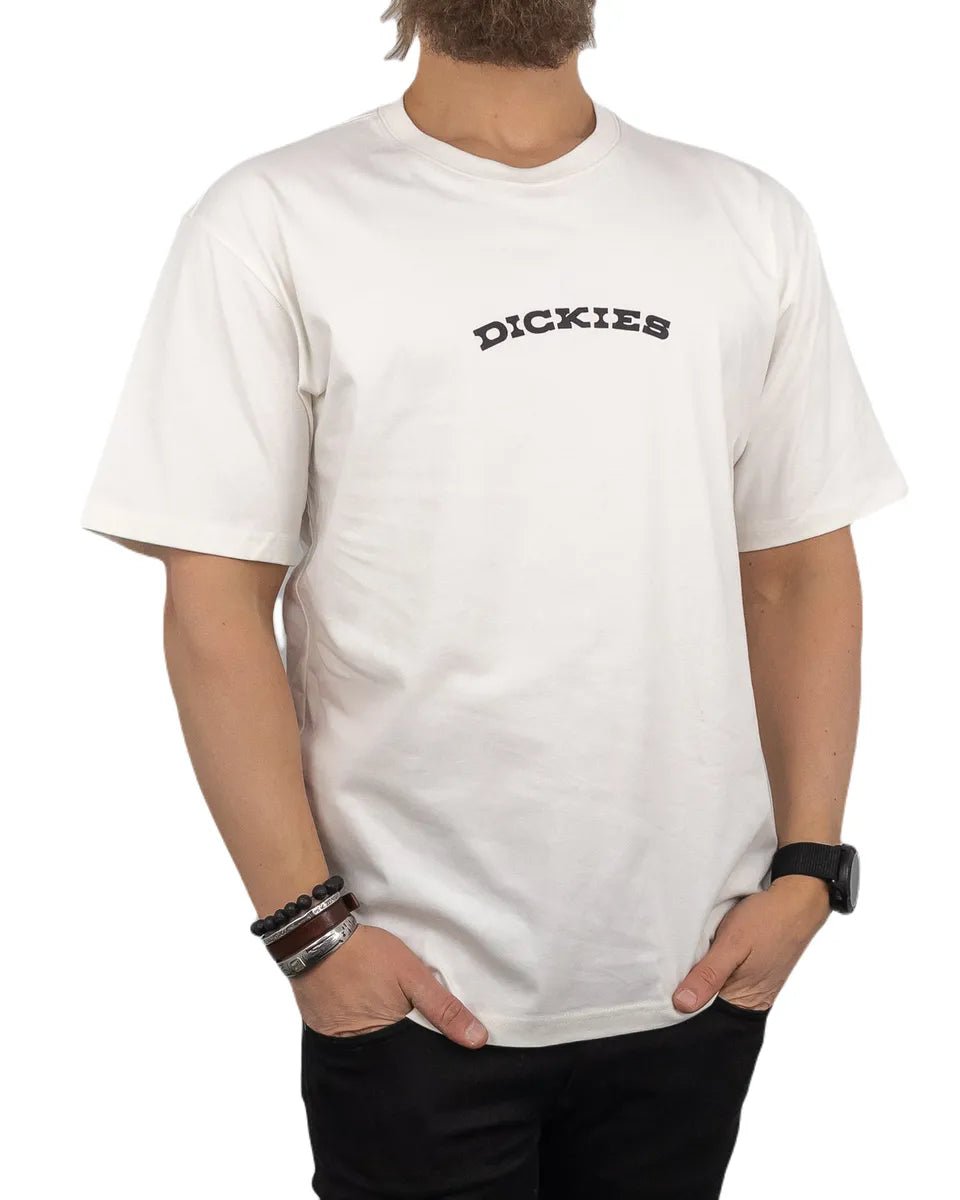 Dickies - T-Shirt med Ryggtryck - Outdoor - Vit - jhstore.se
