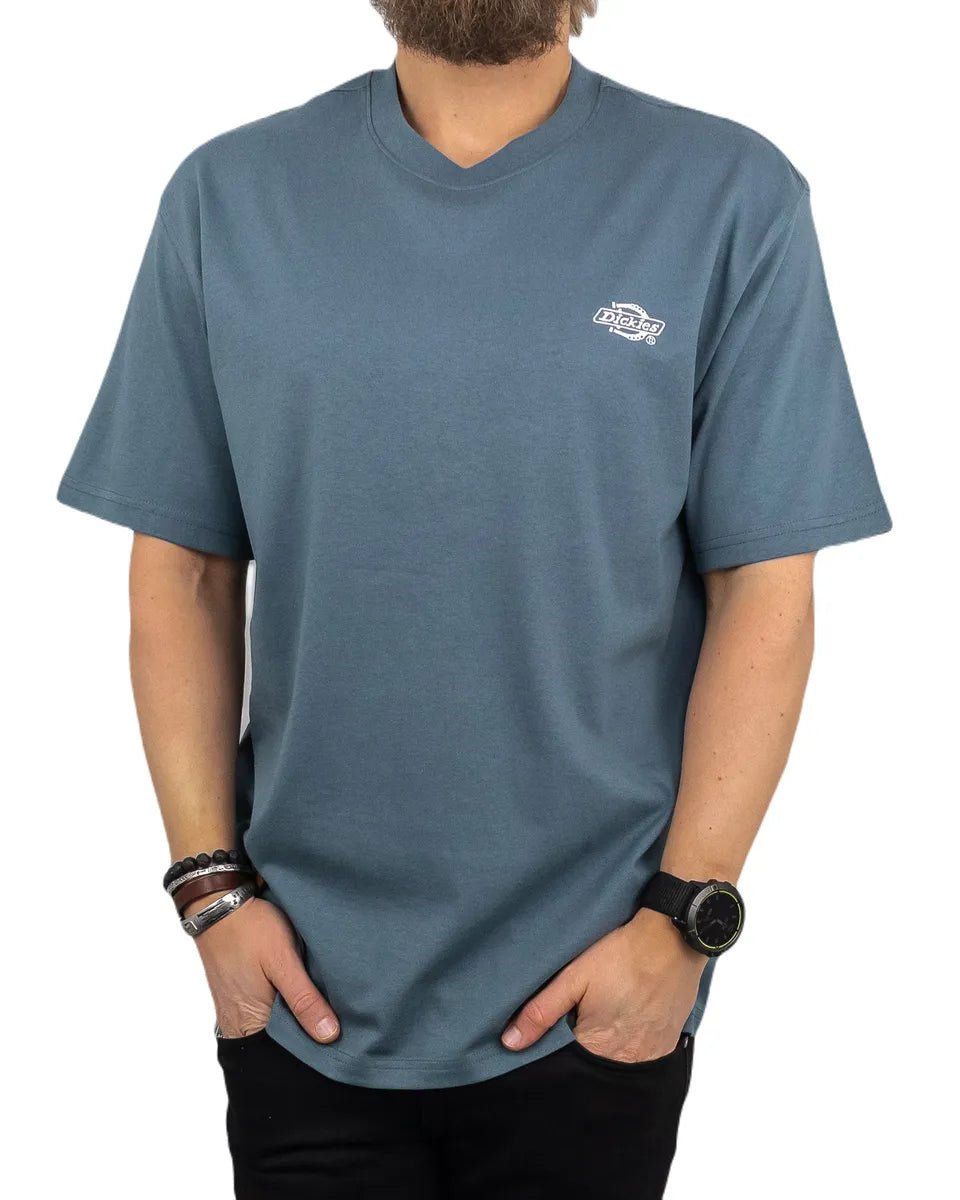 Dickies - T-Shirt Relaxed Fit - Summerdale - Blå - jhstore.se