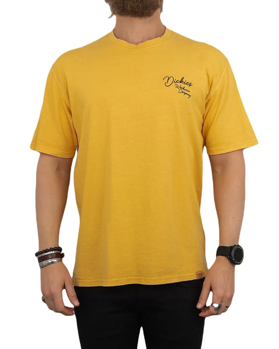 Dickies - T-Shirt - Rope Brösttryck - Gul - jhstore.se
