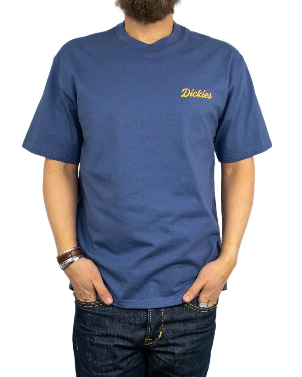 Dickies - T-Shirt - Wellsville - Blå - jhstore.se