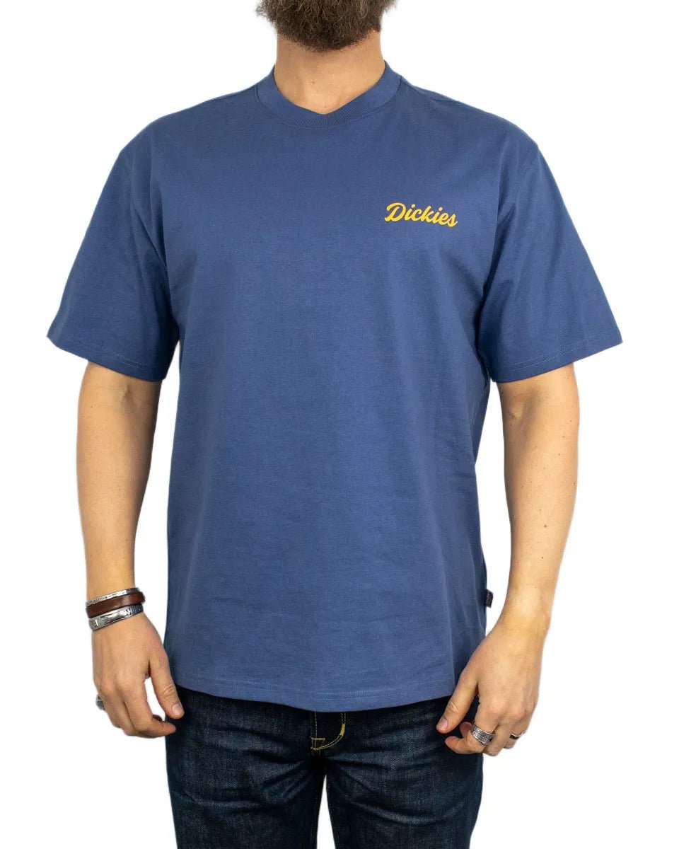 Dickies - T-Shirt - Wellsville - Blå - jhstore.se