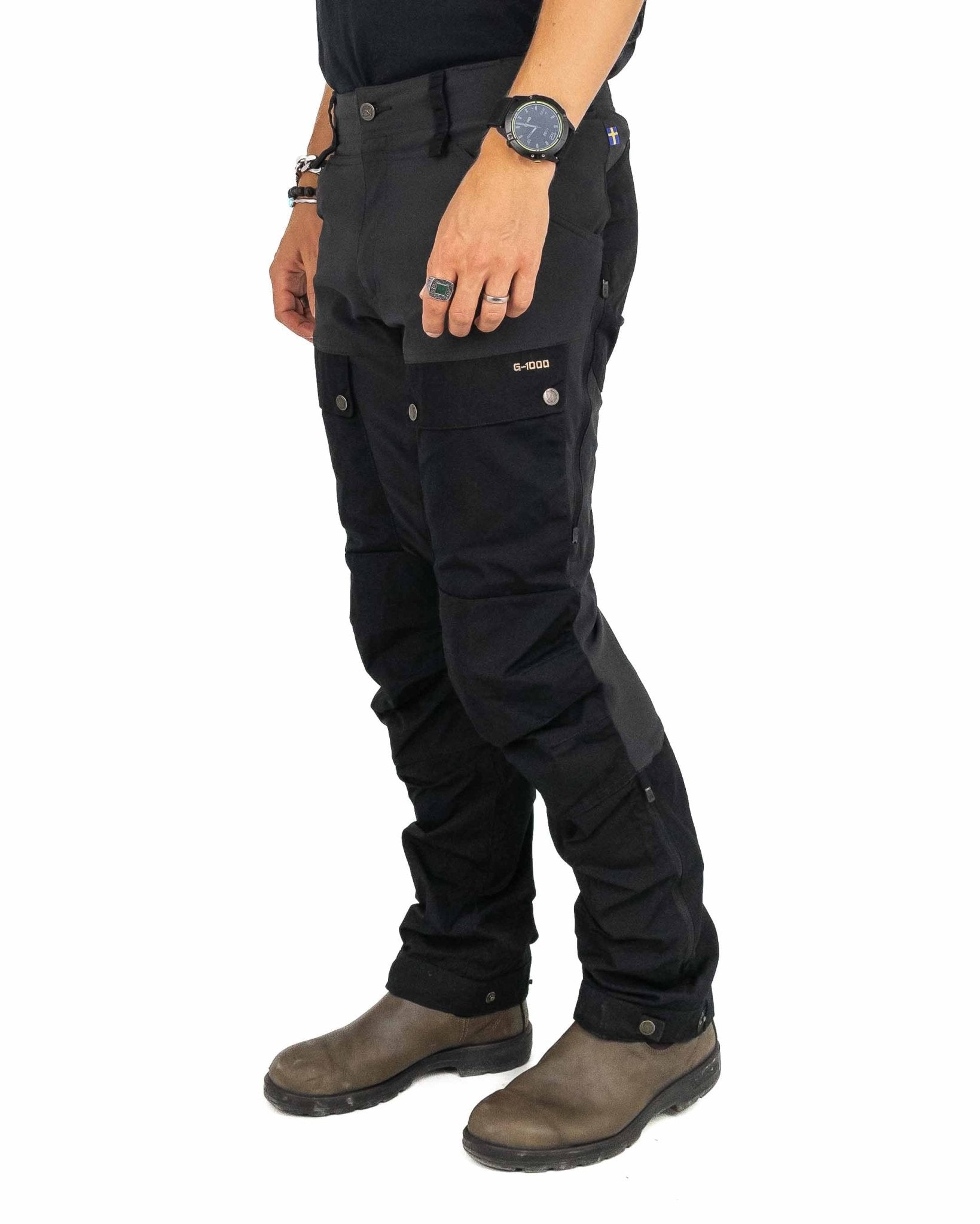 Fjällräven - Fritidsbyxa Svart - Keb Trousers M - jhstore.se