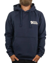 Fjällräven - Hoodie - Stitched Logo - Marinblå - jhstore.se