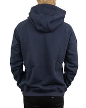 Fjällräven - Hoodie - Stitched Logo - Marinblå - jhstore.se