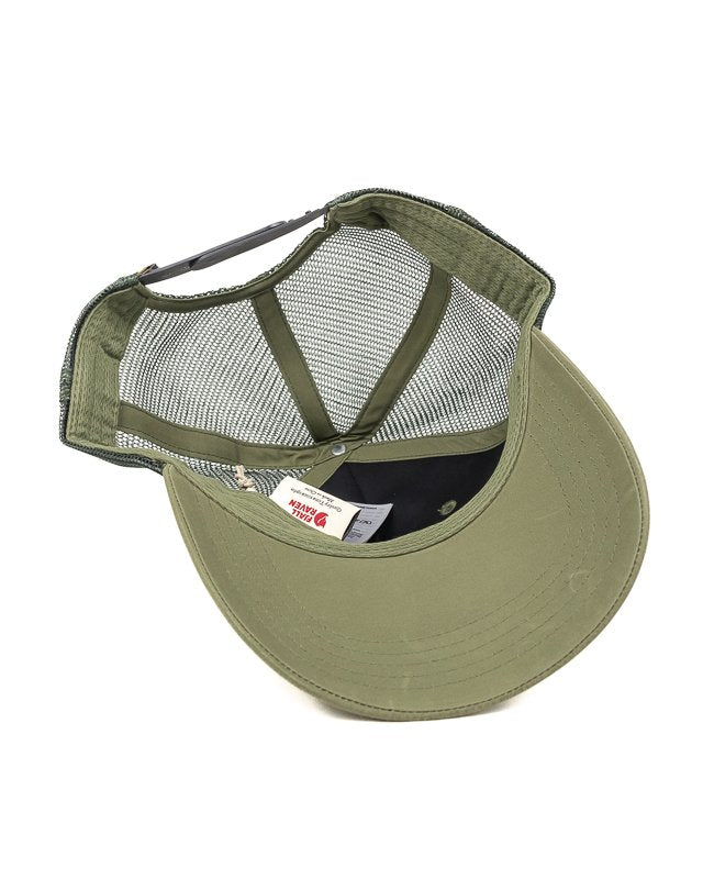 Fjällräven - Långtradarkeps Grön - Truckerkeps Vintage logo - jhstore.se