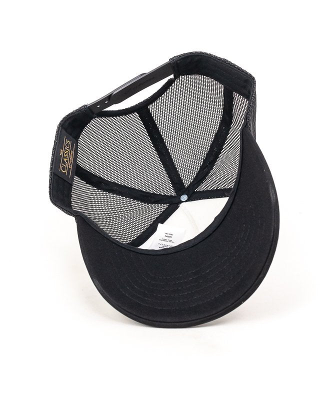 Flexfit - Foam Trucker - Vit / Svart - jhstore.se
