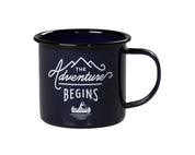 Gentlemens Hardware - Emaljmugg Blå - Adventure - jhstore.se