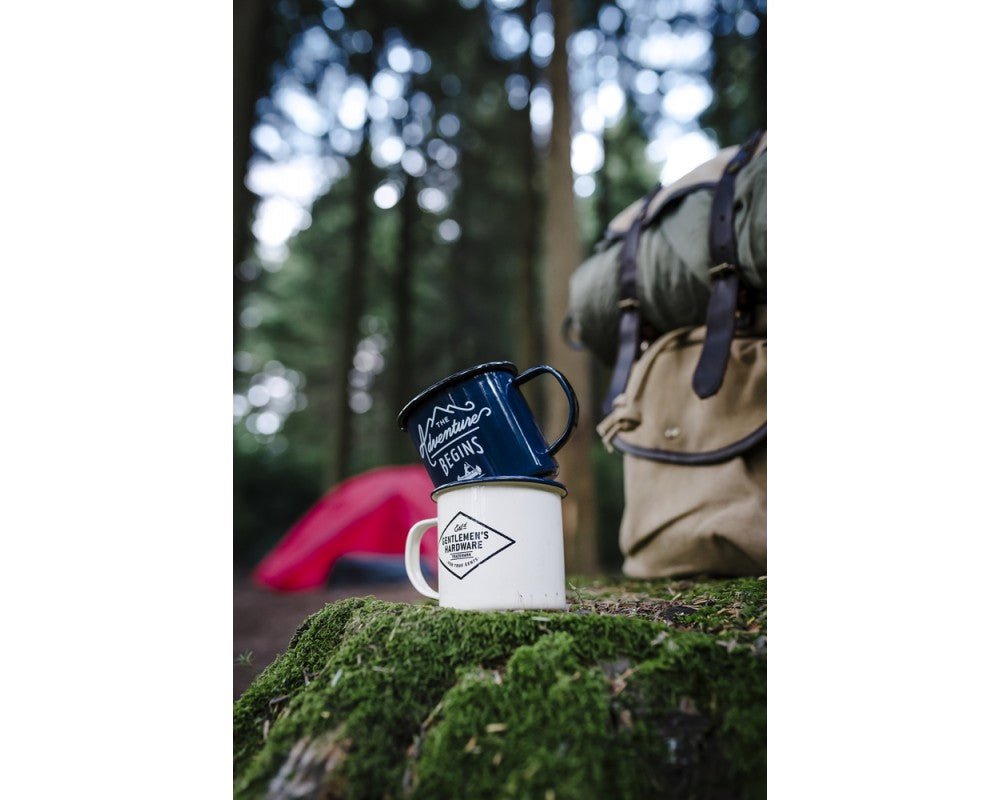 Gentlemens Hardware - Emaljmugg Blå - Adventure - jhstore.se