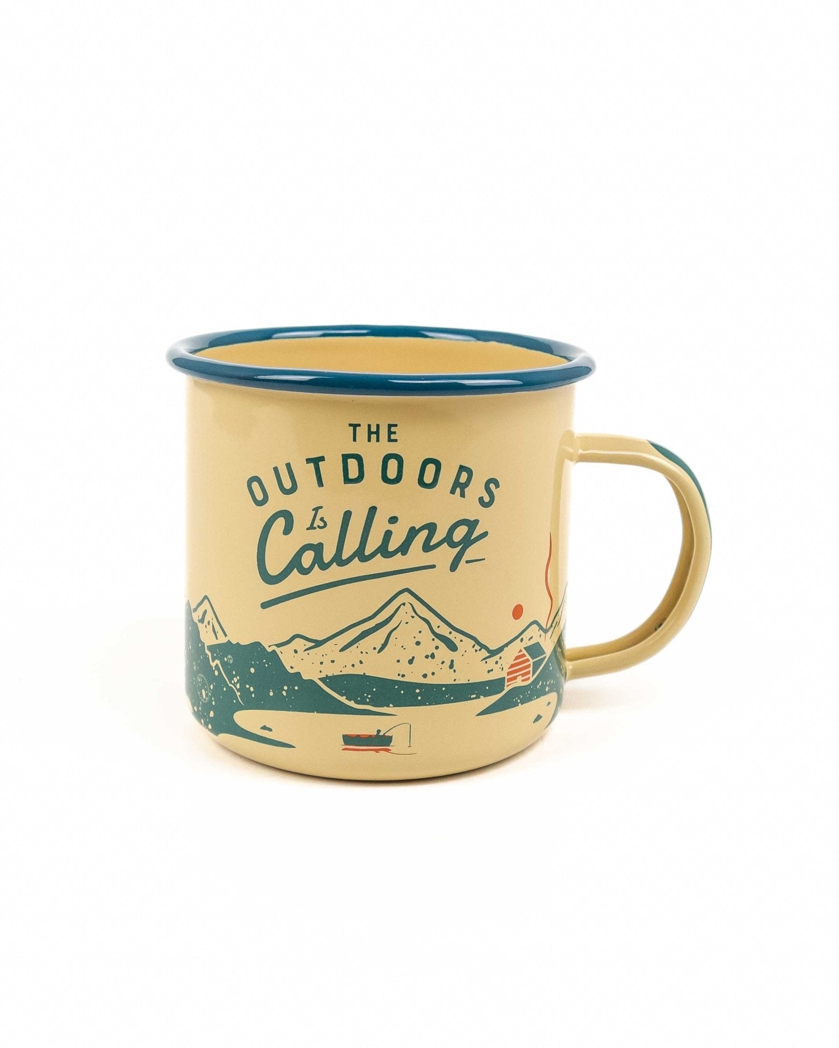 Gentlemens hardware - Emaljmugg Outdoors - Creme - jhstore.se