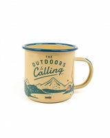 Gentlemens hardware - Emaljmugg Outdoors - Creme