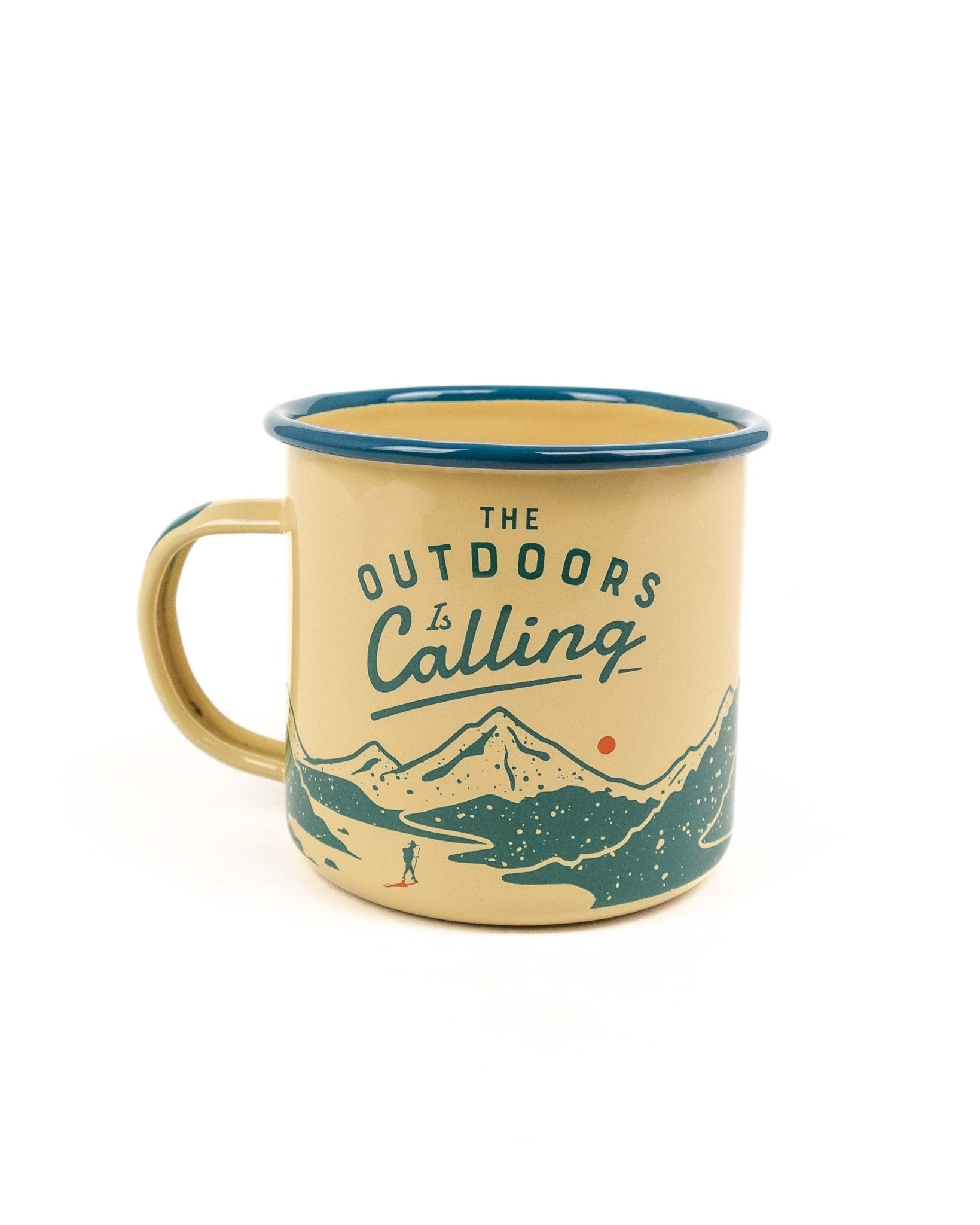 Gentlemens hardware - Emaljmugg Outdoors - Creme - jhstore.se