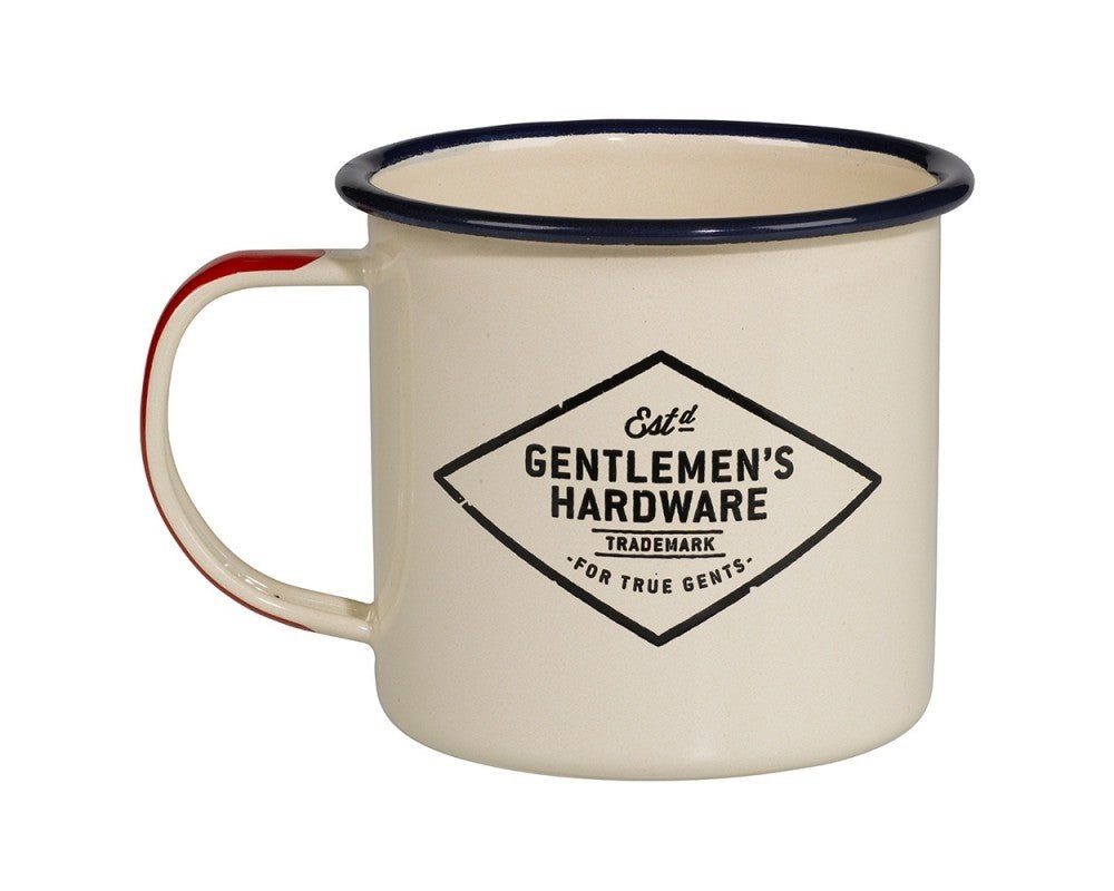 Gentlemens Hardware - Emaljmugg Vit - Adventure - jhstore.se