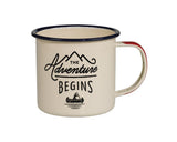 Gentlemen's Hardware - Enamel Mug White - Adventure