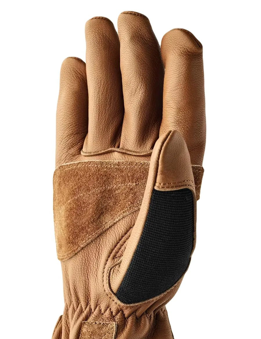Hestra - Arbetshandske i getläder - Sierra Tan - Brun - jhstore.se