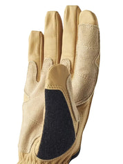 Hestra - Arbetshandske i getskinn - Titan Rope Handler - Gul - jhstore.se