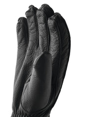 Hestra - Fodrad Skinnhandske i Getläder - Jon - Svart - jhstore.se