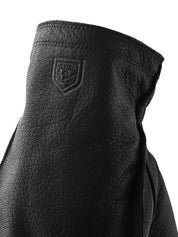 Hestra - Fodrad Skinnhandske i Getläder - Jon - Svart - jhstore.se