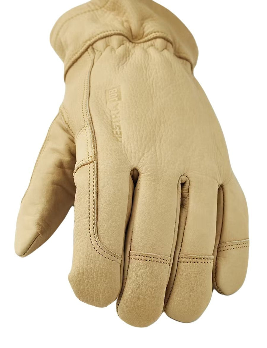 Hestra JOB - Skinnhandske fodrad Naturgul - Drivers HD Winter - jhstore.se