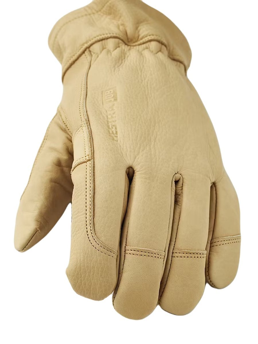 Hestra JOB - Skinnhandske fodrad Naturgul - Drivers HD Winter - jhstore.se