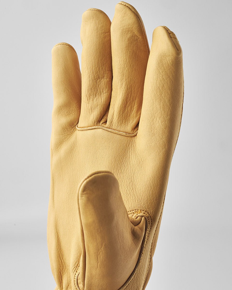 Hestra JOB - Skinnhandske Naturgul - Drivers Work Glove - jhstore.se