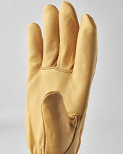 Hestra JOB - Skinnhandske Naturgul - Drivers Work Glove - jhstore.se