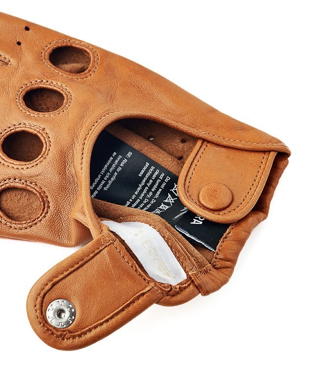 Hestra - Morgan - Bilhandske Brun Lammnappa - jhstore.se