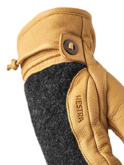 Hestra - Ullfodrad Getskinn handske - Daniel - Gul - jhstore.se