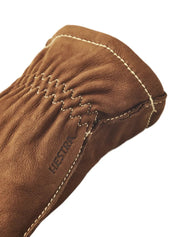 Hestra - Ullfodrad Läderhandske - Atle - Brun - jhstore.se