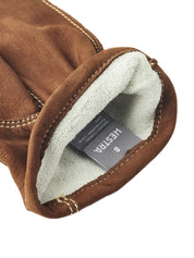 Hestra - Ullfodrad Läderhandske - Atle - Brun - jhstore.se