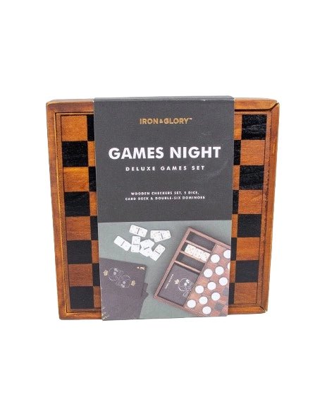 Iron & Glory - 4 - i - 1 Spelsamling - Games Night - jhstore.se