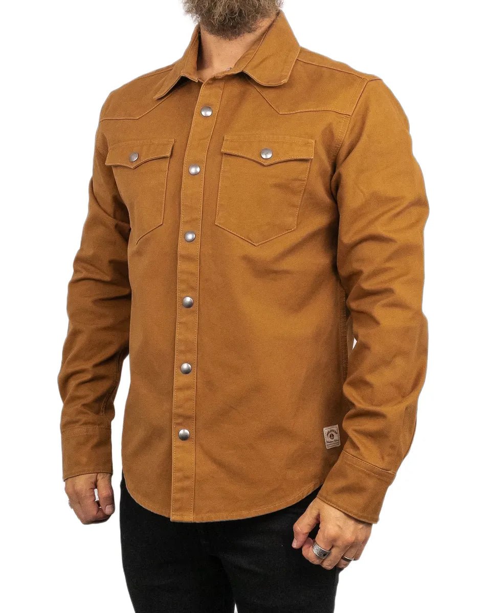 Iron & Resin - Fenceline Canvasskjorta - Brun - jhstore.se