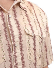 Iron & Resin - Kortärmad Western Skjorta - Solstice - Beige - jhstore.se