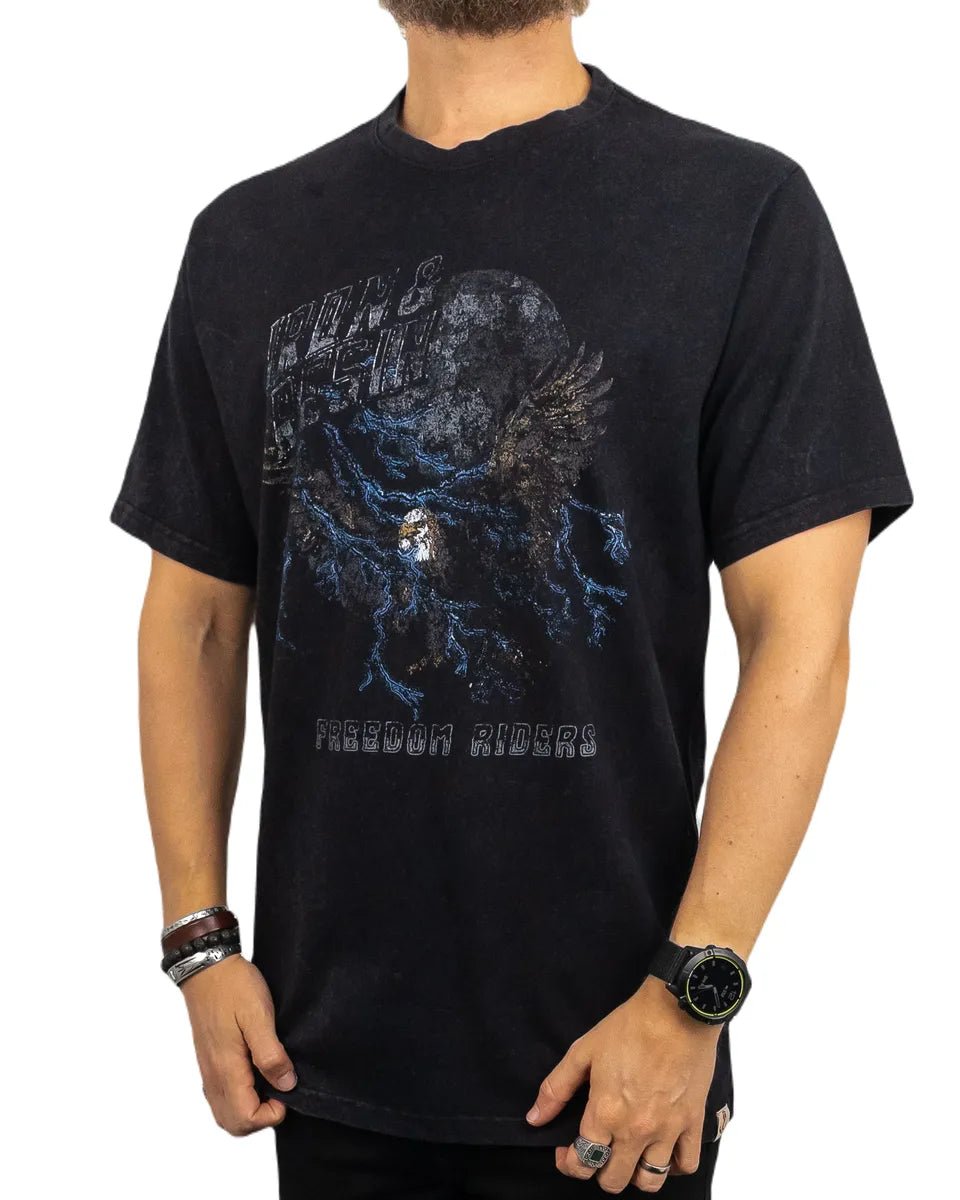 Iron & Resin - Metal Eagle T-shirt - Black - jhstore.se