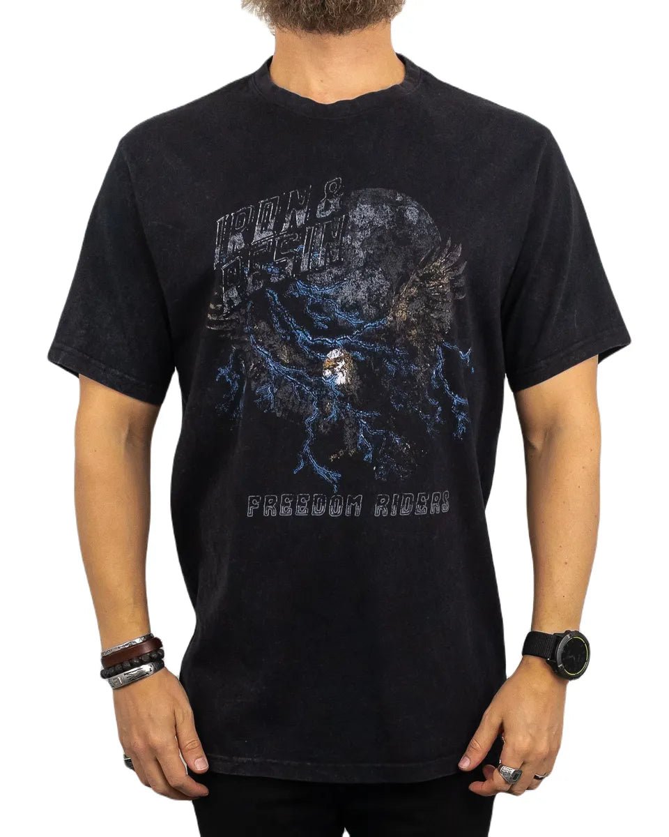 Iron & Resin - Metal Eagle T-shirt - Black - jhstore.se