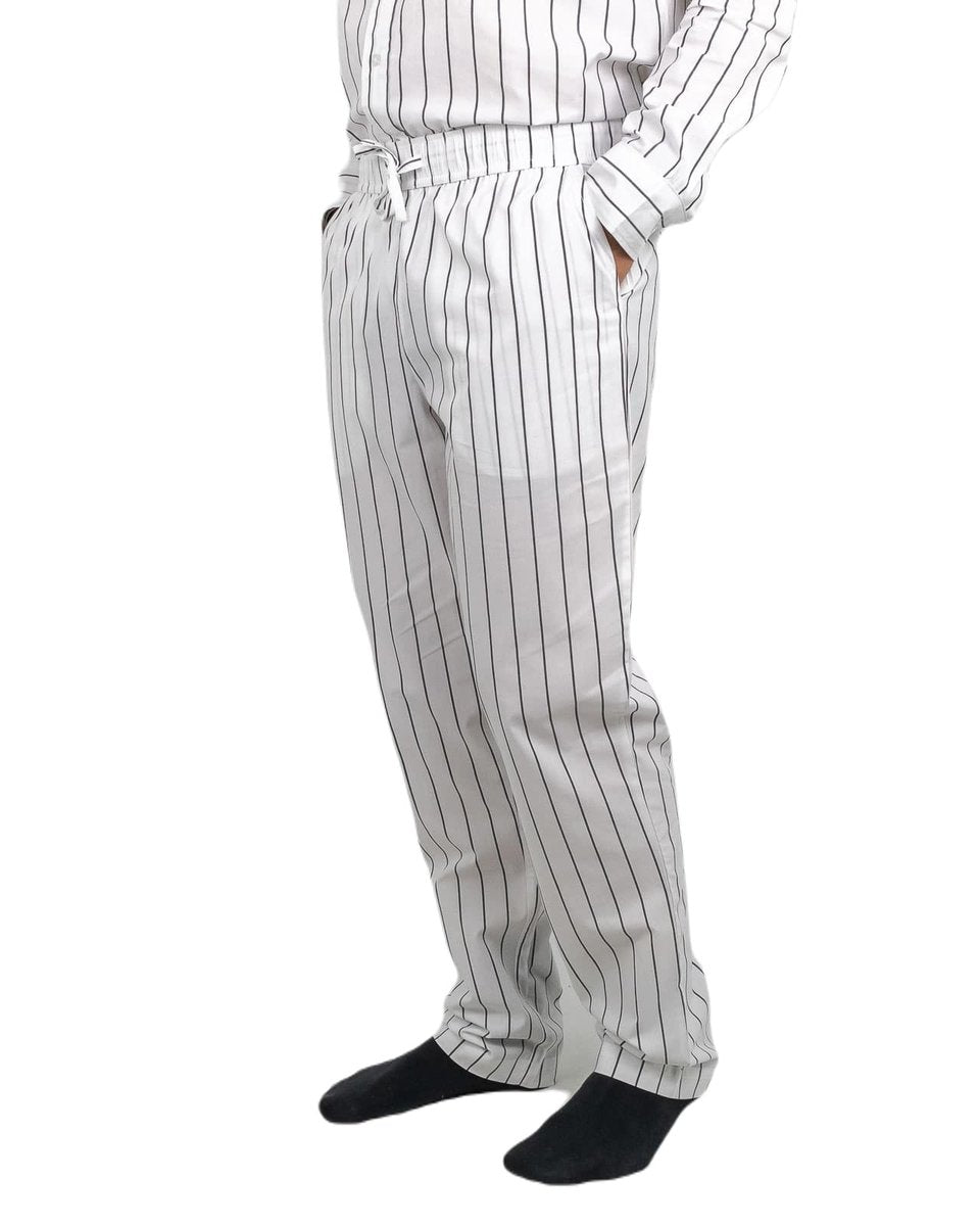 JBS Of DK - Pyjamasbyxor Bambu - Vit - jhstore.se