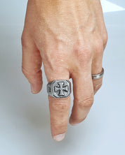 Jernhest - Adam Silver Ring - jhstore.se