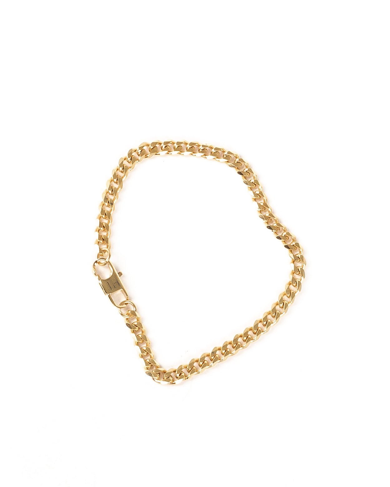 Jernhest - Armband Kubansk Länk Guld - Leif - jhstore.se