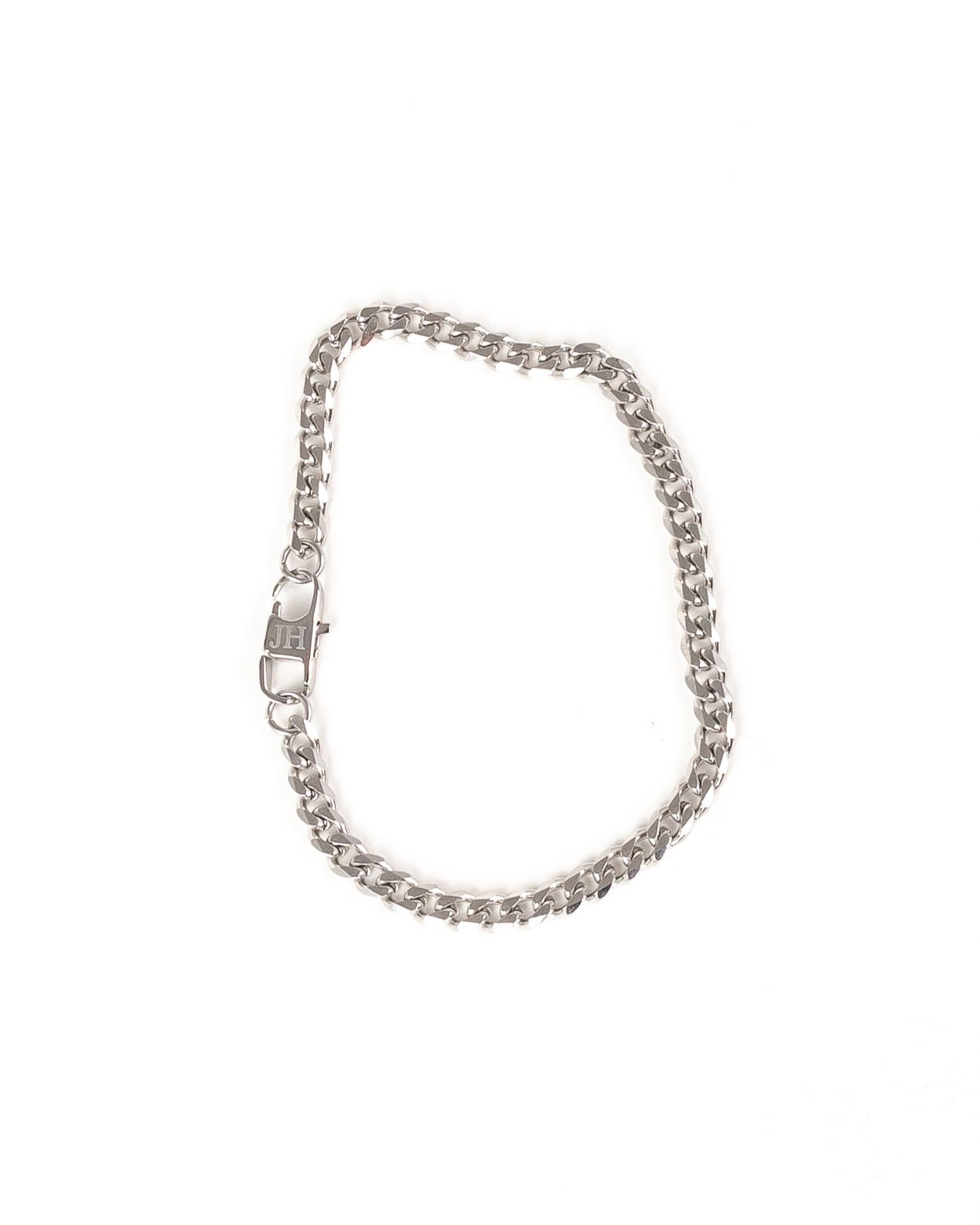 Jernhest - Armband Kubansk Länk Silver - Leif - jhstore.se