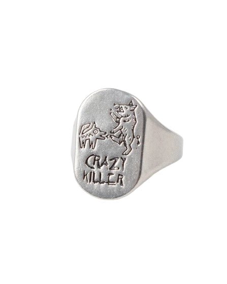 Jernhest - Bo Crazy Killer Ring - Opolerad Silver - jhstore.se