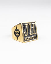 Jernhest - Brandon 13 Gold Ring - jhstore.se