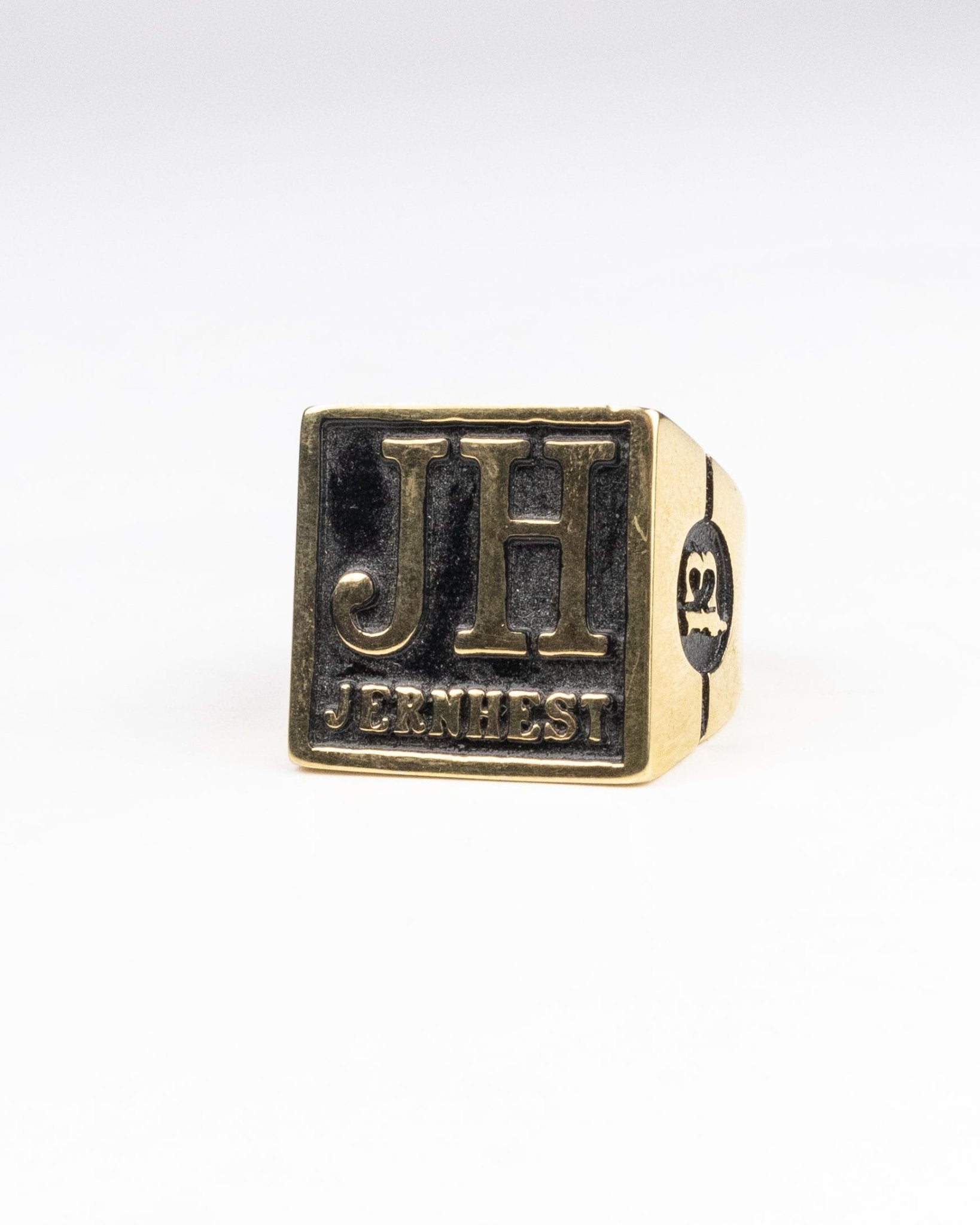 Jernhest - Brandon 13 Gold Ring - jhstore.se