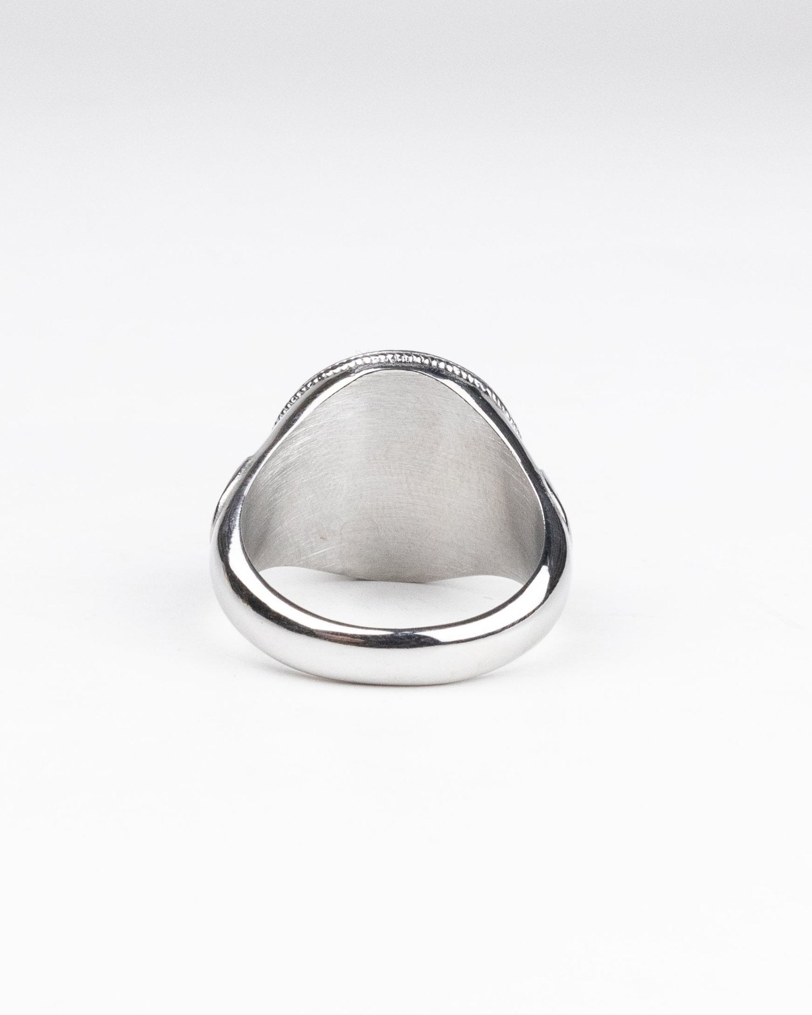 Jernhest - Christian Silver Ring - jhstore.se