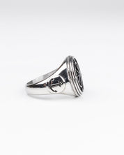 Jernhest - Christian Silver Ring - jhstore.se